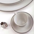 Cryspo Trio Set Tsagou Porselanis 15 Temaxion Anagufi Diakosmisi me Platina 'DALIA' 43836031
